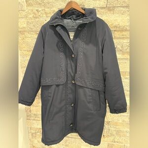 Vintage Junior gallery, Elegant Navy Women's winter Coat size 11/12